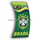 Futbol Bandera de Brasil Verde Futbol Bandera de Brasil Verde
