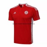 Nuevo Camiseta Polo Bayern Múnich 21/22 Rojo Blanco Baratas