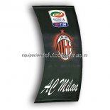 Futbol Bandera de AC Milan Negro