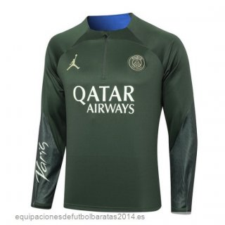 Nuevo Sudadera Entrenamiento Paris Saint Germain 23/24 Verde Baratas