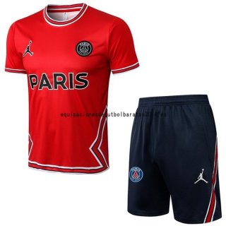 Nuevo Entrenamiento Conjunto Completo Paris Saint Germain 22/23 Rojo Azul Baratas