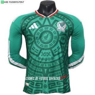 Nuevo 1ª Jugadores Manga Larga Mexico 2026 Baratas