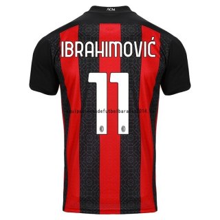 Nuevo Camiseta AC Milan 1ª Liga 20/21 Ibrahimovic Baratas