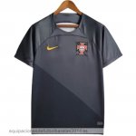 Nuevo Tailandia Especial Camiseta Portugal 2024 Gris Negro Baratas Nuevo Tailandia Especial Camiseta Portugal 2024 Gris Negro Baratas