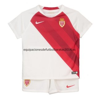 Nuevo Camisetas Ninos AS Monaco 1ª Liga 18/19 Baratas