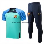 Nuevo Entrenamiento Conjunto Completo Barcelona 22/23 Azul I Verde Baratas