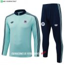 Nuevo Conjunto Completo Sudadera Entrenamiento Alemania 2026 Verde Azul Baratas