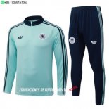Nuevo Conjunto Completo Sudadera Entrenamiento Alemania 2026 Verde Azul Baratas Nuevo Conjunto Completo Sudadera Entrenamiento Alemania 2026 Verde Azul Baratas