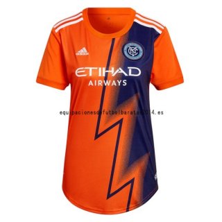 Nuevo Camiseta 2ª Liga Mujer New York City 22/23 Baratas