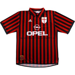 Nuevo Camiseta AC Milan Retro 1ª Liga 1999 2000 Baratas