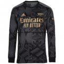 Nuevo Tailandia 2ª Manga Larga Arsenal 2022 2023 Negro Baratas