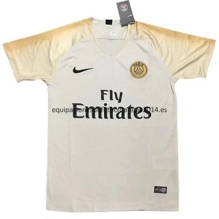Camisetas Entrenamiento Paris Saint Germain 18/19 Blanco Baratas
