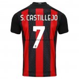Nuevo Camiseta AC Milan 1ª Liga 20/21 S.Castillejo Baratas