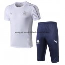 Nuevo Camisetas Marseille Conjunto Completo Entrenamiento 18/19 Blanco Purpura Baratas
