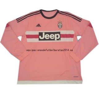 Nuevo Camiseta 2ª Liga Manga Larga Juventus Retro 2015/2016 Baratas