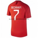 Nuevo Camisetas Inglaterra 2ª Liga Equipación 2018 Beckham Baratas