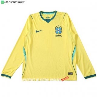 Nuevo Tailandia 1ª Camiseta Manga Larga Brasil 2026 Baratas