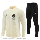 Nuevo Conjunto Completo Ropa Deportiva Con Cremallera Larga Paris Saint Germain 23/24 Amarillo I Negro Baratas