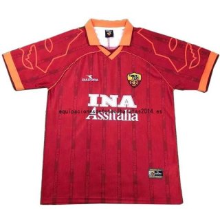 Nuevo Diadora Camiseta 1ª Liga As Roma Retro 1999/2000 Baratas