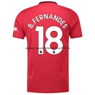 Nuevo Camiseta Manchester United 1ª Liga 19/20 B. Fernandes Baratas