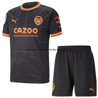 Nuevo 2ª Conjunto De Niños Valencia 2022 2023 Negro Baratas
