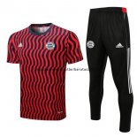 Nuevo Entrenamiento Conjunto Completo Bayern Múnich 22/23 Rojo Negro Blanco Baratas