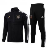 Nuevo Conjunto Completo Ropa Deportiva Con Cremallera Larga Alemania 2022 Negro Blanco Baratas