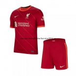 Nuevo Camisetas Liverpool 1ª Liga Niños 21/22 Baratas