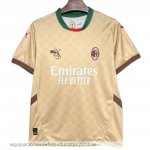 Nuevo Tailandia Especial Camiseta AC Milan 24/25 Amarillo Baratas Nuevo Tailandia Especial Camiseta AC Milan 24/25 Amarillo Baratas