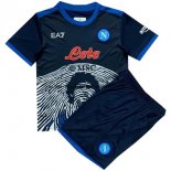 Nuevo Camiseta Edición Conmemorativa Conjunto De Hombre Napoli 21/22 Azul Baratas