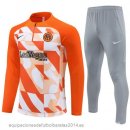 Nuevo Conjunto Completo Sudadera Entrenamiento Niños Inter Milan 23/24 Naranja Gris Baratas Nuevo Conjunto Completo Sudadera Entrenamiento Niños Inter Milan 23/24 Naranja Gris Baratas