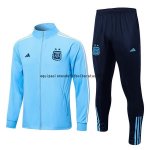 Nuevo Conjunto Completo Ropa Deportiva Con Cremallera Larga Argentina 2022 Azul Baratas