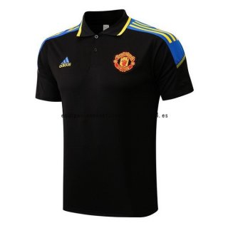 Nuevo Polo Manchester United 22/23 Negro Amarillo Baratas