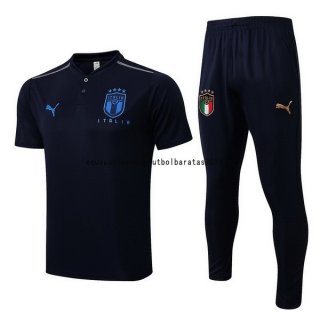 Nuevo Conjunto Completo Polo Italia 2022 Azul Marino Baratas