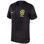 Nuevo Tailandia Portero Camiseta Brasil 2022 Negro Baratas