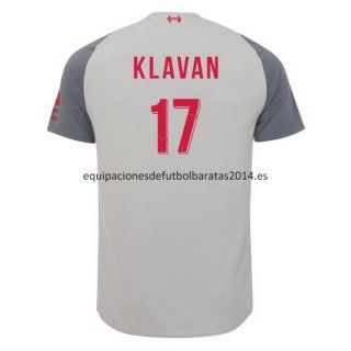 Nuevo Camisetas Liverpool 3ª Liga 18/19 Klavan Baratas