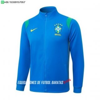 Nuevo Ropa Deportiva Con Cremallera Larga Brasil 2026 Azul Verde Baratas