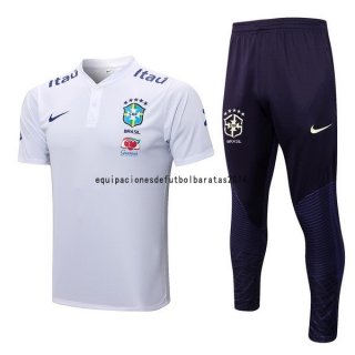 Nuevo Conjunto Completo Polo Brasil 2022 Blanco I Negro Baratas