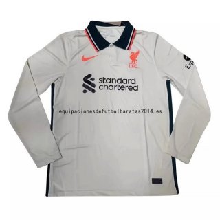 Nuevo Camiseta Manga Larga Liverpool 2ª Liga 21/22 Baratas