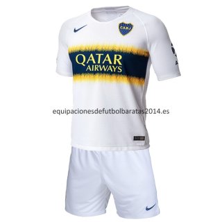 Nuevo Camisetas Conjunto De Ninos Boca Juniors 2ª Liga 18/19 Baratas