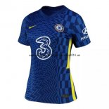 Nuevo Camiseta Mujer Chelsea 1ª Liga 21/22 Baratas