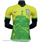 Nuevo Tailandia Especial Jugadores Camiseta Brasil 2023 Amarillo Baratas Nuevo Tailandia Especial Jugadores Camiseta Brasil 2023 Amarillo Baratas