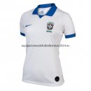 Nuevo Camisetas Mujer Brasil 2ª Blanco Liga 2019 Baratas