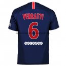 Nuevo Camisetas Paris Saint Germain 1ª Liga 18/19 Verratti Baratas