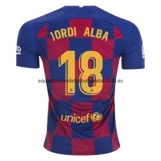 Nuevo Camisetas Barcelona 1ª Liga 19/20 Jordi Alba Baratas