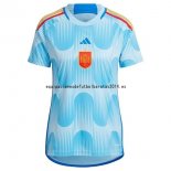 Nuevo 2ª Camiseta Mujer España 2022 Azul Baratas