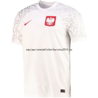 Nuevo Tailandia 1ª Camiseta Polonia 2022 Blanco Baratas