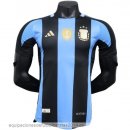 Nuevo Especial Jugadores Camiseta Argentina 2024 Azul Negro Baratas Nuevo Especial Jugadores Camiseta Argentina 2024 Azul Negro Baratas