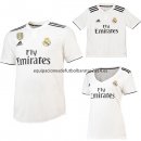 Nuevo Camisetas (Mujer+Ninos) Real Madrid 1ª Liga 18/19 Baratas