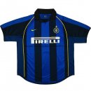 Nuevo Camiseta Inter Milán 1ª Retro 2001/2002 Azul Baratas